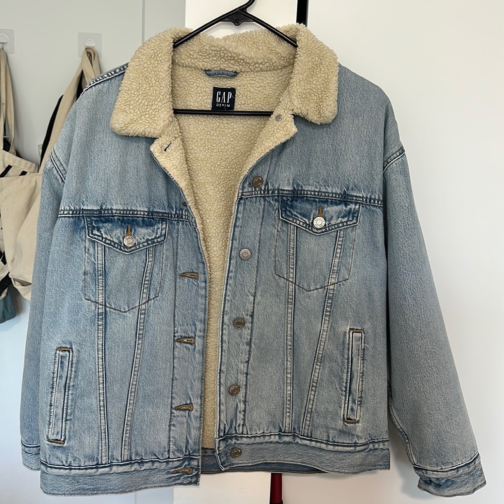Fur Lined Denim Jacket
